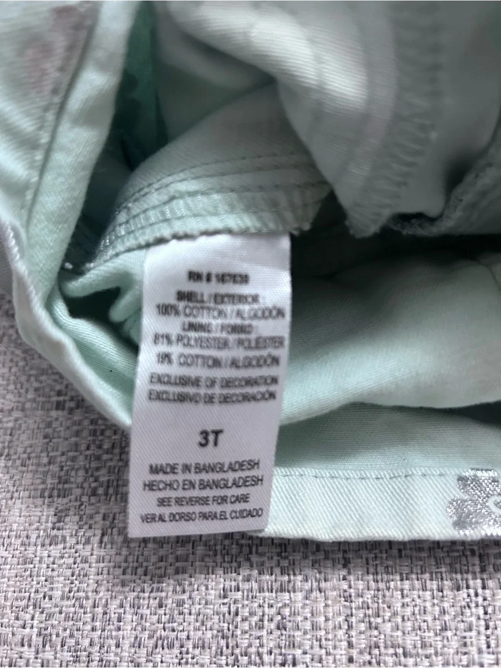 Girls' Mint Green Floral Pink Sequin Overalls. Size 3T. NWOT